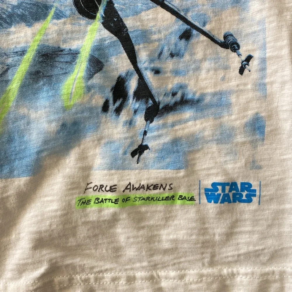 ⭐️ GAP Kids Star Wars 100% Organic Cotton Long Sleeve Graphic Tee, Boys S X-Wing